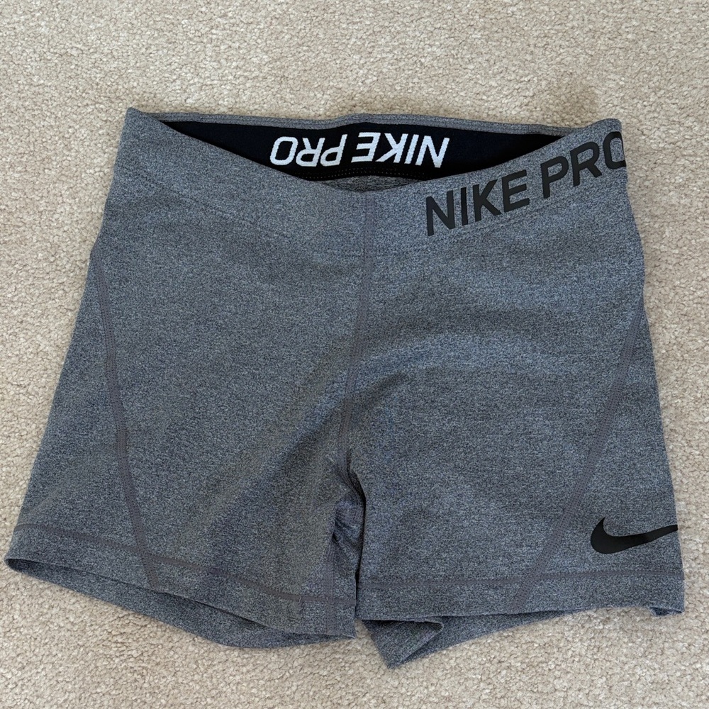 Nike Pro Women's Athletic Gray Shorts